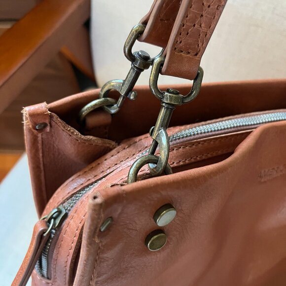 American Leather Co. Lenox Triple Entry Satchel - Picture 2 of 16